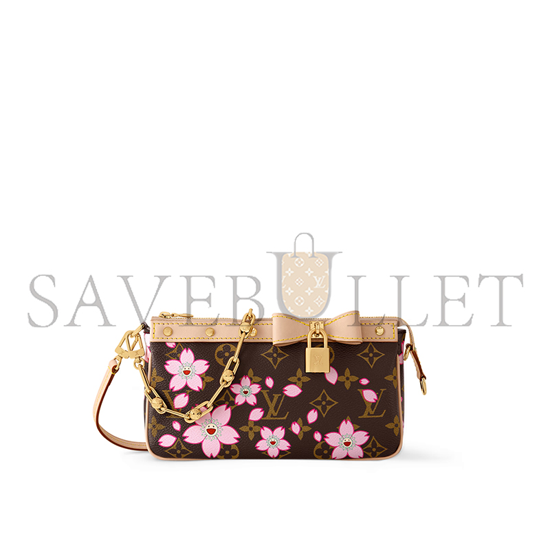 LOUIS VUITTON MURAKAMI LV × TM POCHETTE ACCESSORY M13666 (22*13*4cm)
